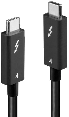 LINDY 2 m aktiv Thunderbolt 4-kabel, 40 Gbps