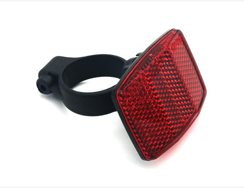 DEMYPROX Bicycle Rear Reflector for Seatpost (Red)