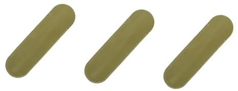 Lurrose 3stücke Handgefertigte Lederstiftetui Olivgrün Kreative Federtasche Für Füllfederhalter Und Kugelschreiber Große Einzelgröße Für Büro Und Studium