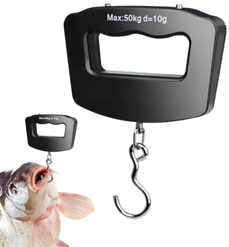 Bagageviktvåg med, bagagevåg, 110 lb/50 kg resevåg, bakgrundsbelyst LCD-skärm, digital fiskvåg, bärbar resväska, intelligent, driven