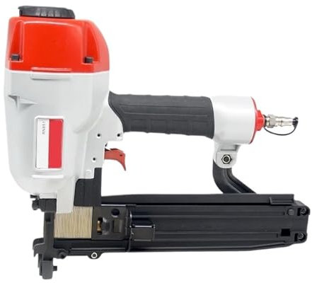 Grapadora neumática, Grapadora neumática para tapicería Grapadora de aire 16GA RN851, clavadora neumática, herramienta de grapadora de aire de corona ancha de 25-50mm, herramienta de decoración de tec