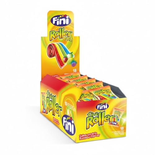 Fini Golosinas - Roller Fantasía Lenguas Sabor Frutal 18 uds