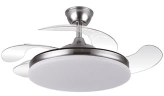 Bilake Ventilador de techo tridente | Lampara ventilador de techo con luz 59W 6980Lm | mejor ventilador de techo 2025 calidad precio