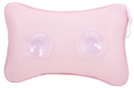 PACKOVE Badekissen Für Badewanne Bade-spa-Kissen Mit Netzstruktur Saugnapf Badezubehör Aufblasbar Weich Und Bequem Einfach Zu Reinigen Verstauen