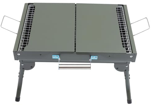 HEMOTON Parrilla De Barbacoa Portátil Soporte Premium Para Camping Parrilla Para Barbacoa Exteriores Para Actividades Al Aire