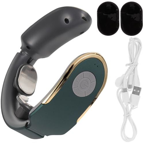 WEKAMOS Massaggiatore Cervicale Calore USB Portatile in Abs, Design Ergonomico per Rilassare Collo le Spalle, per Uso Quotidiano Ovunque in Qualsiasi Momento