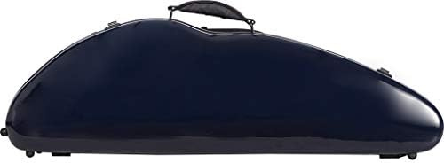 Geigenkoffer Fiberglass 4/4 Safe Flight marineblau M-case + Musiktasche