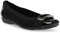 Anne Klein Women's Ulivera Ballet Flat, Black, 5 UK