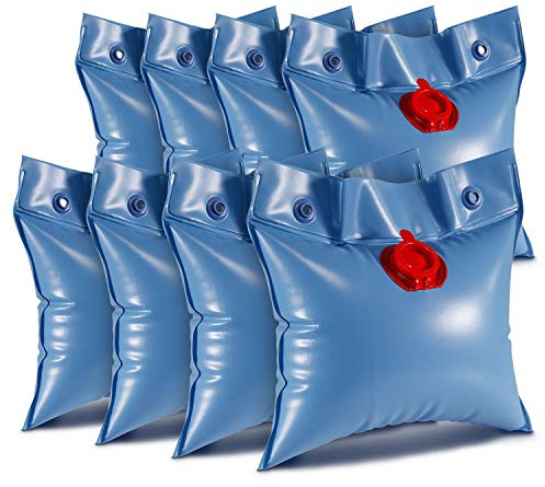 Paradies Pool Beschwerungssack 8er Set Wassersack für Abdeckplane Winter