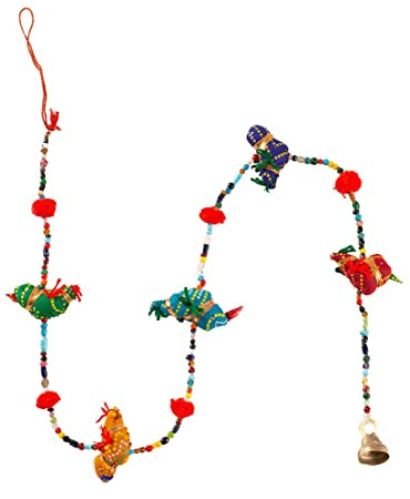 FANMEX - Fantastik - Hänge-Kette Vögel - Handarbeit aus Indien - 90 cm