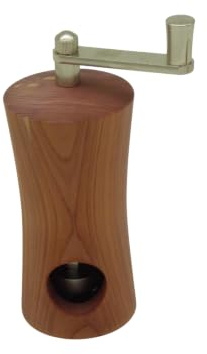 Holz Muskatmühlen Unikate handgemacht aus Edelhölzern | handgedrechselt | kleine Ausführung | manuell | tolle Geschenkidee (Wacholder 1)