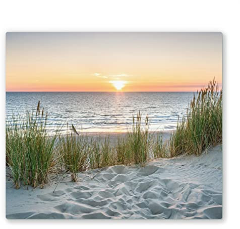 60x52cm - Herdabdeckplatte, Herdabdeckung für Glaskeramik-Kochfelder, Gehärtetes Glas, 60x52cm, mehrfarbig, Schneideplatte