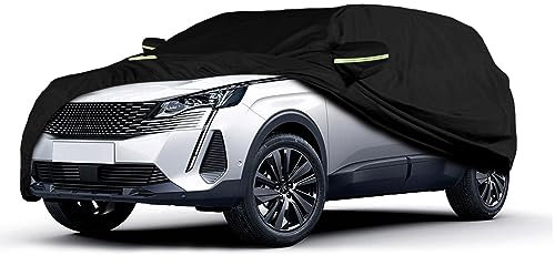 Bâche Voiture Étanche Compatible avec Peugeot 5008 (T8 P87) 2009-2023, Housse de Protection Voiture Extérieur Respirante Contre Pluie Soleil Poussière