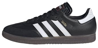 Adidas Unisex-Adult Samba Indoor, Black/White/Vivid Red, 12
