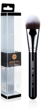 EIGSHOW Pennello Per Fondotinta Pennello Per A Forma Di Lingua Per Liquidi, Creme,Piatto Per Fondotinta Per Il Contouring E L'Illuminazione Correttore (F628)