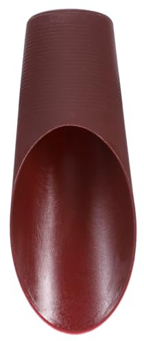 sourcing map Bonsai Soil Scoop 6.3 x 1.8 Plastic Colorful Mini Garden Shovel Cultivation Digging Transplanting Tools for Plant Flower Succulent Coffee Beans, Brown