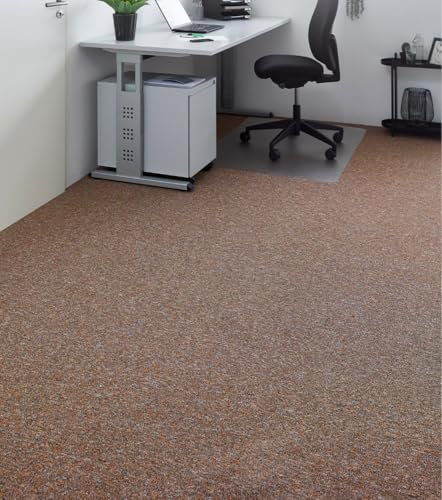 andiamo Auslegware Teppichboden Meterware Carlos - Teppichboden Auslegware & Teppich Meterware - Auslegware Teppich Meterware 4m & 5m breit - pflegeleichter Bodenbelag Mocca -400 x 300 cm