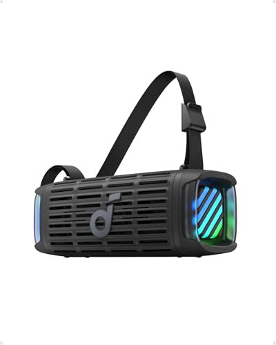 soundcore Boom 3i by Anker, Rugged Outdoor Speakers, IP68 Waterproof, Floating Playback, Saltwater Resistant, 50W Portable Speaker, Bluetooth 5.3, 16-Hour Playtime, TWS, Kayaking/Fishing/Camping