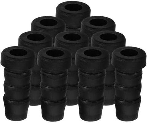 HEATSHAKING 20 Stück Möbelrollenhalterung Einsatzhülsen 8mm Loch Lenkkopf Schutz Für Bürostuhl Und Hocker Geräuschdämpfend Stabiler Sitz Bodenschutz