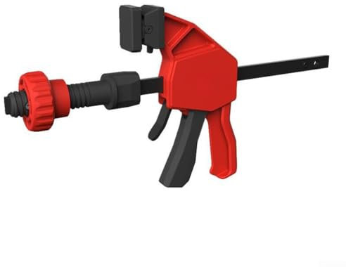 Morsetto rapido per la lavorazione del legno, kit di fissaggio con morsetti verticali orizzontali a rilascio di grilletto cuscinetti in gomma per banco da lavoro desktop (25,4 cm)