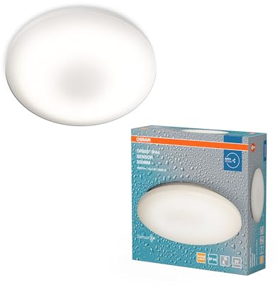 Osram Orbis Sensor-Deckenleuchte IP44 300mm | Orbis IP44 Sensor, Indoor Wall Lighting, Weiß, 300 mm dia, 25000 h, 1-Pack