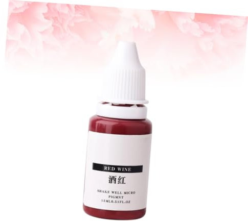 HAPINARY para Bordar Kit de 6 Colores Tinta de Maquillaje para Cejas Labios y Ojos Alta Concentración Efecto Natural