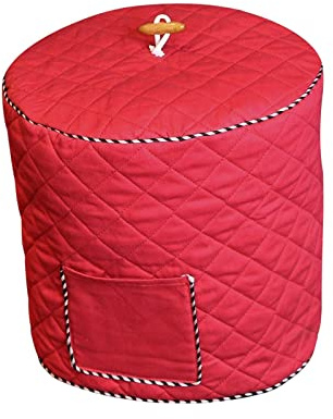 Air Fryer Cover Portable Protective Cover for Cooking Rice Cooker Restaurant 6 quart red