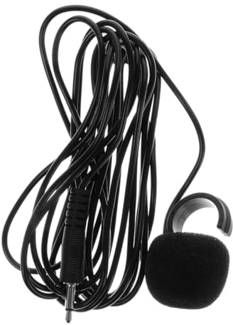 TOYZFRIENDY Clip-on Flute Microphone for Wind Instruments, 1.5m Wired Mini Lapel Microphone, Acoustic Instrument Audio Enhancer for Harmonica, Ocarina, and Violin Performance