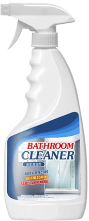 Duschkabinen Reiniger - Bad-Reiniger,Langzeitschutz,Wirksames Spray gegen Kalk- & Seifenreste in der Dusche,Sprühflasche bringt verlorenen Glanz zurück (1)