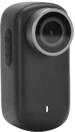 VELATEMOR Registrazione Video HD 4K Videoregistratore Indossabile con Testa a Sfera Magnetica Ruotabile, Leggero e Portatile, Obiettivo Grandangolare, per Vlogging, Ciclismo, Viaggi