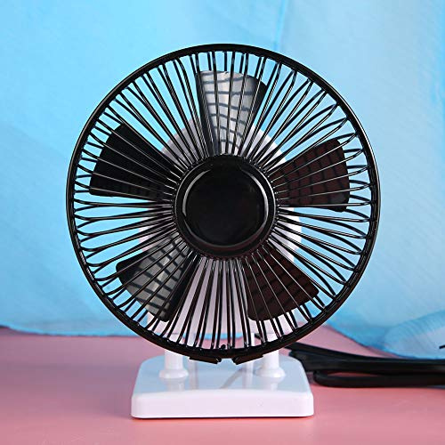 LUCKDANO Mini-elektrischer Maniküre-Ventilator, Drehbar, Hohe Geschwindigkeit, Leiser Nagellack-Trockner, Tragbarer Tisch-Schreibtisch-Ventilator für den Heimgebrauch Im Nagelstudio, 13 W