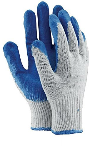 10 Paar Arbeitshandschuhe Handschuhe Montagehandschuhe Schutzhandschuhe aus Gummi Gr. 9