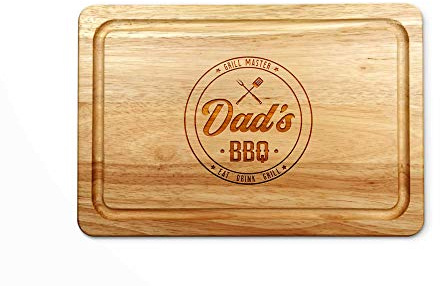 personalisedstore.co.uk Dad's BBQ Grill Master Chopping Board 30cm x 20cm