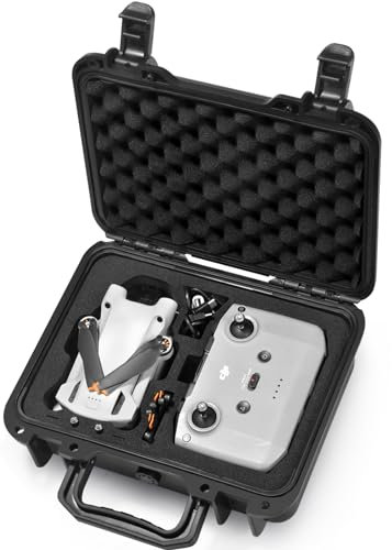 LEKUFEE Tragbarer Wasserdichter Hartschalenkoffer für DJI Mini 4 Pro/3 Pro/3 Drone und Zubehör (nicht für RC/RC 2)