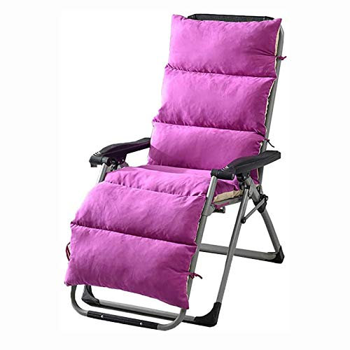 UVCMDUI Auflage Gartenliege, Tragbare Auflagen für Gartenliegen, Liegenauflage Waschbar Liegestuhl Auflage für Drauayen, Garten, Terrasse, Strand, Hohe RüCkenlehne,Rosa,125 * 50 * 12