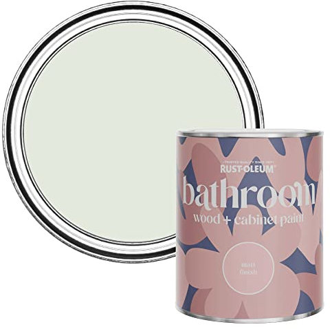 Rust-Oleum feuchtigkeitsresistente hellgrün Badezimmerholz- und Schrankfarbe in Matt Finish - Salbei-Nebel 750ML