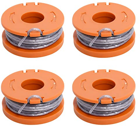 MUFUSHAN 4 Pack Strimmer Spool Wire Compatible With Mac Allister MGTP 18 Li Strimmer and Macallister Strimmer