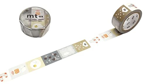 MT Products Washi Tape, Autumn and Winter Motif (0.7 in. x 7.67 yds.), One Size
