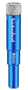(Φ12mm)5mm-16mm Hexagonal Juego de brocas secas para perforación versátil, para cerámica, cristal, porcelana, azulejos, hormigón, granito, mármol, azulejos duros