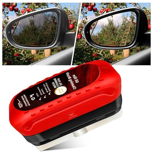 Automotive Oil Film Cleaning Brush,Glass Cleaning Board Oil Film Cleaner for Window Remove Dirt Improve Clarity and Visibility, Enhance Visual Effect of Automotive Windshield Brand: MEIEGOU