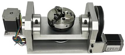 Mini CNC 4th Aixs / 5th Axis/A Aixs Rotary Axis with Chuck with Table for Cnc