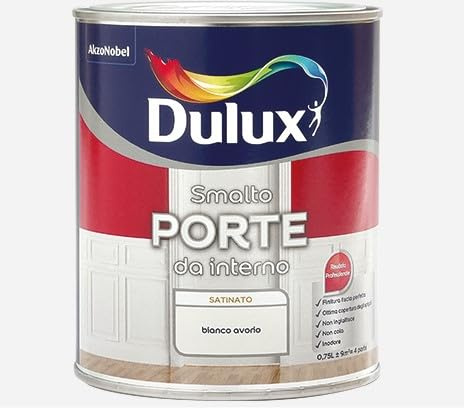 Dulux Smalto per porte, Bianco avorio, 750 ml