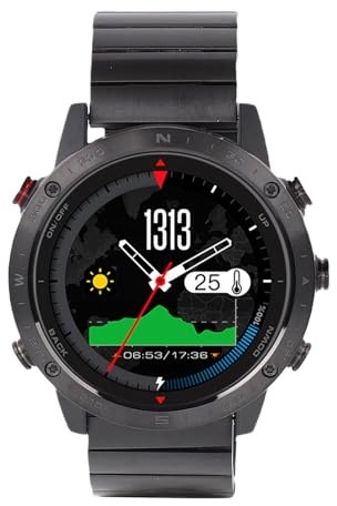 VGEBY Lightweight and Reliable Sports Smartwatch, Seamless Connection, Real-time Diving Data, Long-lasting Battery, Versatile Design, with Depth Sensor, Barometer, for Fitness, Diving,