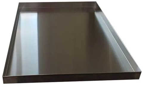 YANGLLYJ Bandeja Aire Acondicionado, Kit de Bandeja de Agua de Ca Universal con Manguera de Drenaje Inoxidable 304, para Recoger la Condensación del Aire Acondicionado(70x50cm/27.6x19.7in)