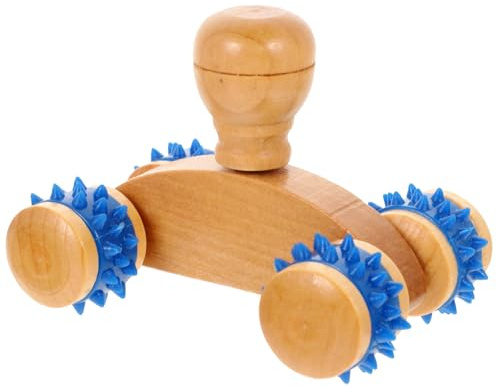 Veemoon 3 Stück Massage Rollen für Beine Rücken und Nacken Handmassagegerät und Wadenmassagegerät Zur Durchblutungsförderung und Muskelentspannung Leicht und Tragbar für Zuhause Büro und