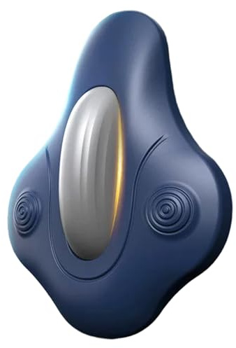 Ginwrek Appareil d'entraînement des Muscles du Plancher pelvien Unisexe avec 6 Modes de Vibration réglables Rechargeable et Ultra-Silencieux (Bleu).