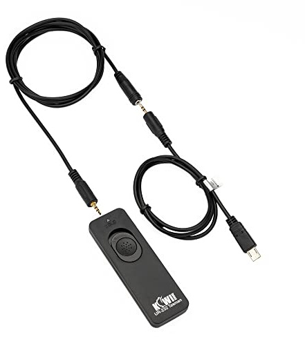 Kiwifotos Remote Control Shutter Release Cord for Sony A6000 A6100 A5100 A6600 A6500 A6400 A6300 A7 A7II A7III A7R A7RII A7RIII A7RIV A7S A7SII A9 RX100 VII VI RX100 VA V III RX10 III RX10 IV and More