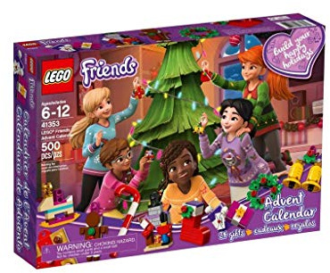Lego- Autre Jeu de Construction-Le Calendrier de l'Avent Friends, 41353, Norme