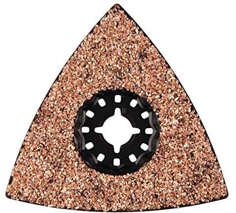 Makita B-65062 Starlock HM/TC Deltaplatte 78 mm TMA073, Körnung 20, für Mörtel, Epoxid, Holz, für Multitool, Multifunktionswerkzeug, 1 Stück