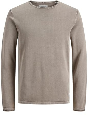 JACK & JONES Pullover | Knit Fit, Semplice, Maniche lunghe, Casual, Temperatura massima di 40°C ciclo delicato